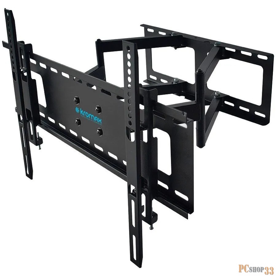 Кронштейн для телевизора Kromax ATLANTIS-80 черный 32-75 макс.50кг настенный поворотно-выдвижной и наклонный