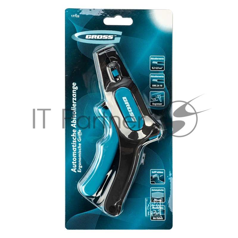 GROSS Щипцы для зачистки электропроводов 0,2-6 мм2 17722