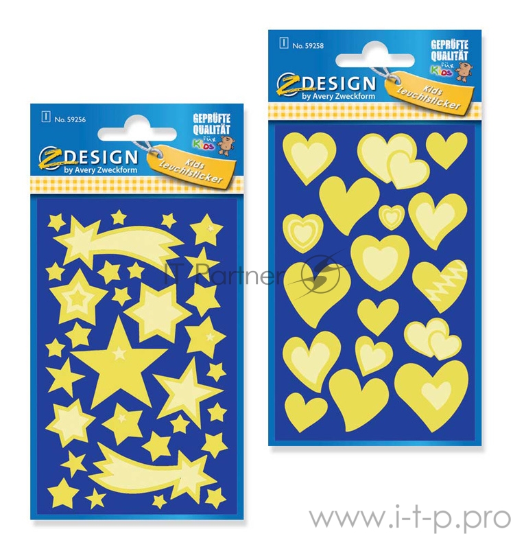 Этикетки Avery Zweckform Z-design 59256/59258 16.5x11.5/70г/м2/2л./белый самоклей. универсальная