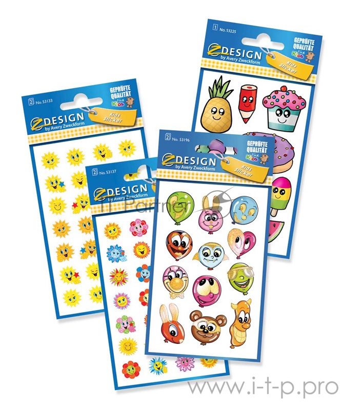 Этикетки Avery Zweckform Z-design 53133/53137/53196/53225 16.5x11.5/70г/м2/4л./белый самоклей. универсальная