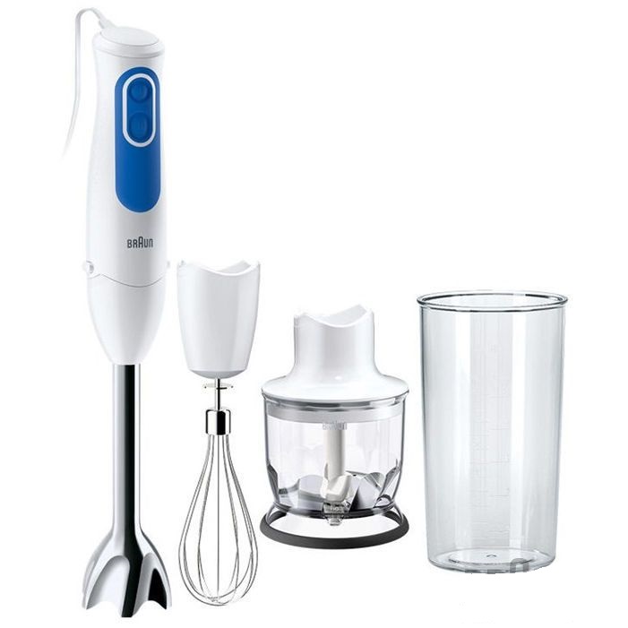 Блендер погружной Braun MQ3025 Omelette белый/синий