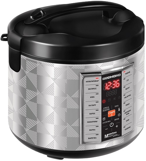 Мультиварка Redmond RMC-M26 5л 700Вт серебристый/черный