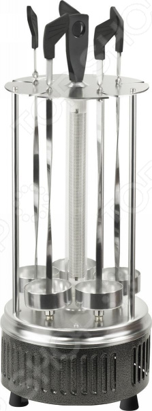 Электрошашлычница HOME ELEMENT HE-EB741 серый гранит