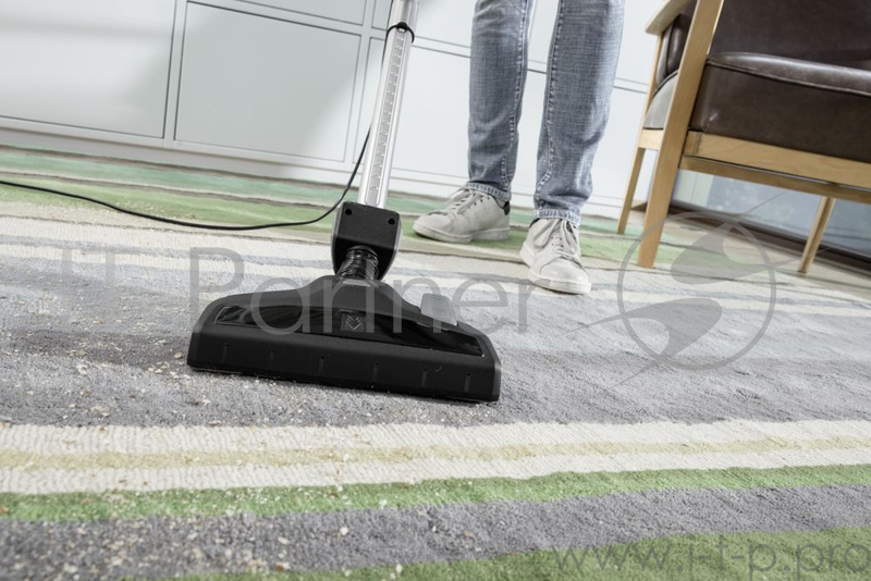 Пылесос-электровеник KARCHER VC 5 *EU-I, 1700Вт, черный/желтый