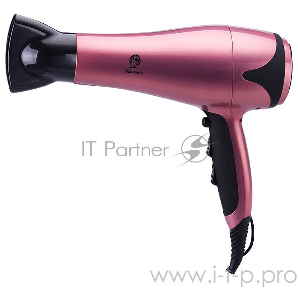 Фен ВАСИЛИСА ФН5-2200, розовый с черным : 2200Вт, турмалин