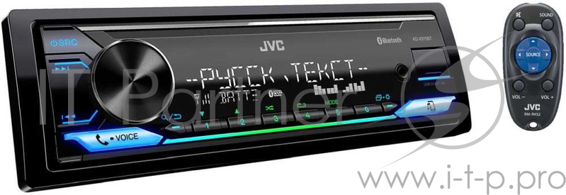 Автомагнитола JVC KD-X375BT 1DIN 4x50Вт