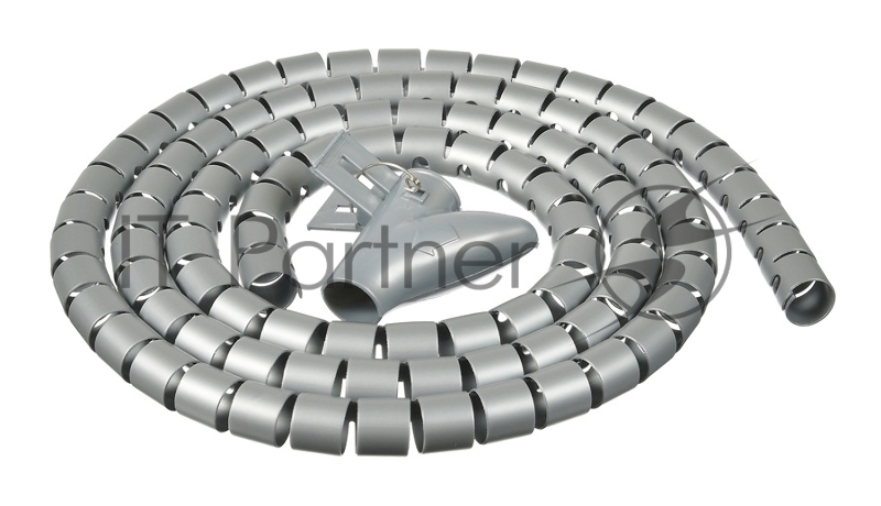Кабельный органайзер Buro BHP CG155S Spiral Hose 15x1500mm Silver