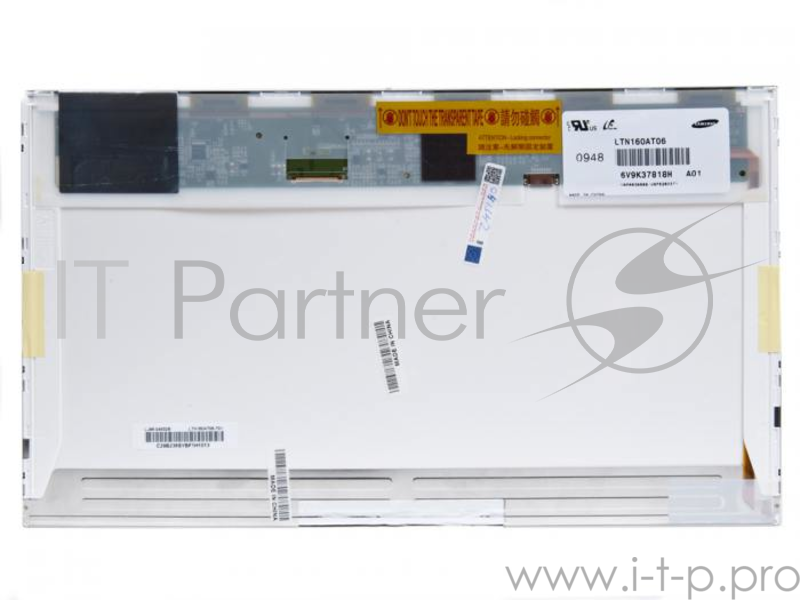 Матрица 16.0 Glare LTN160AT06, WXGA HD 1366x768, 40L, LVDS port, Samsung светодиод