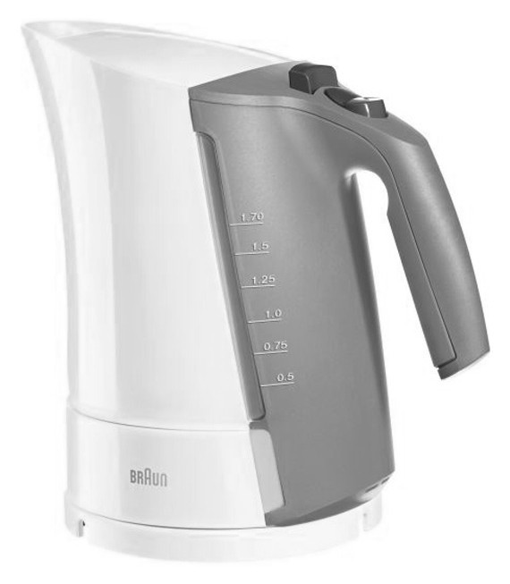 Чайник электрический Braun WK500 1.7л. 2280Вт белый (корпус: пластик)