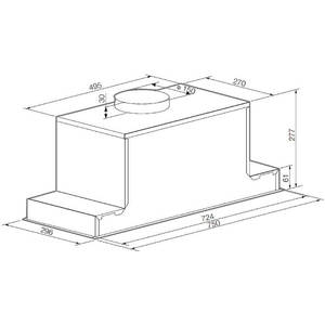Вытяжка Graude LB 75.1 W белая , шт