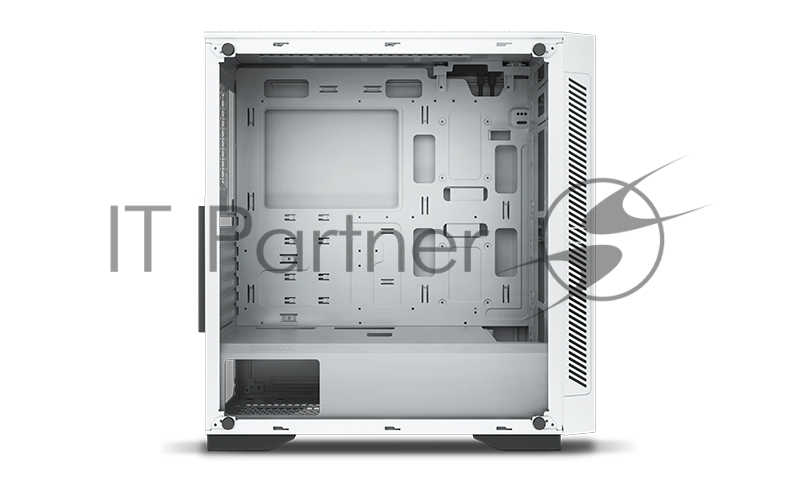 Корпус Deepcool MATREXX 55 V3 ADD-RGB WH 3F без БП, большое боковое окно, 3xRGB LED 120мм ветилятора спереди, RGB LED спереди, белый, ATX
