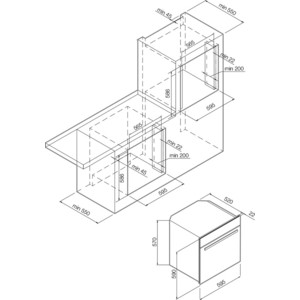 Электрический духовой шкаф GRAUDE BE 60.0 S, шт
