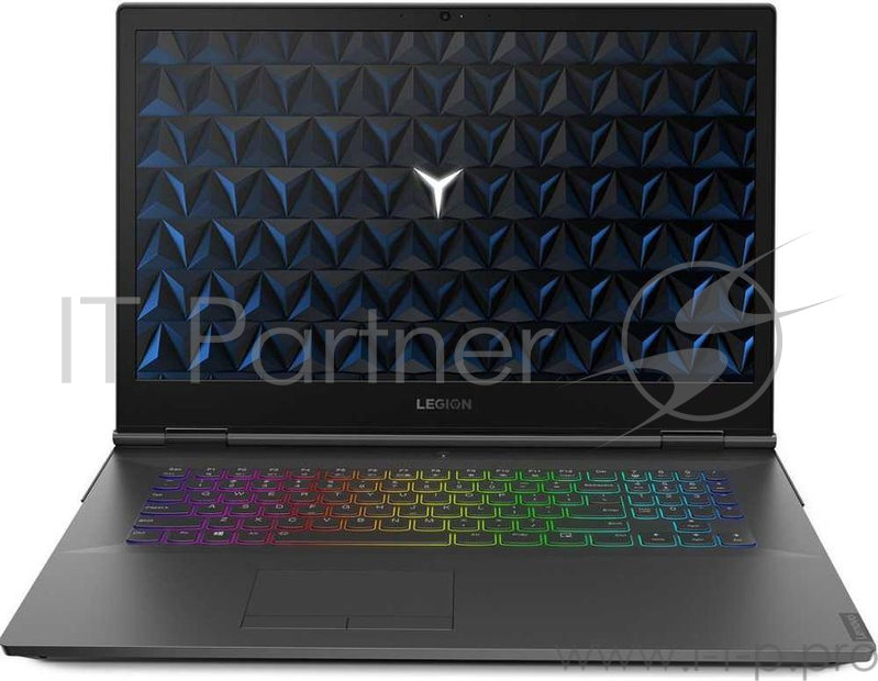Ноутбук Lenovo Legion Y740-17IRHg Core i7 9750H/16Gb/1Tb/SSD512Gb/nVidia GeForce RTX 2080 MAX Q 8Gb/17.3/IPS/FHD (1920x1080)/Free DOS/black/WiFi/BT/Cam