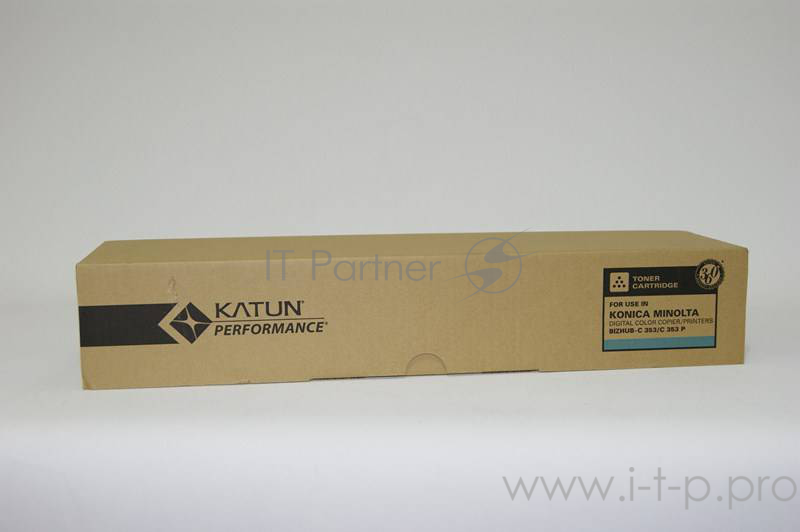 Тонер Konica-Minolta bizhub C353/C353P/ Develop ineo+ 353 синий TN-314C (туба, 364г) Katun