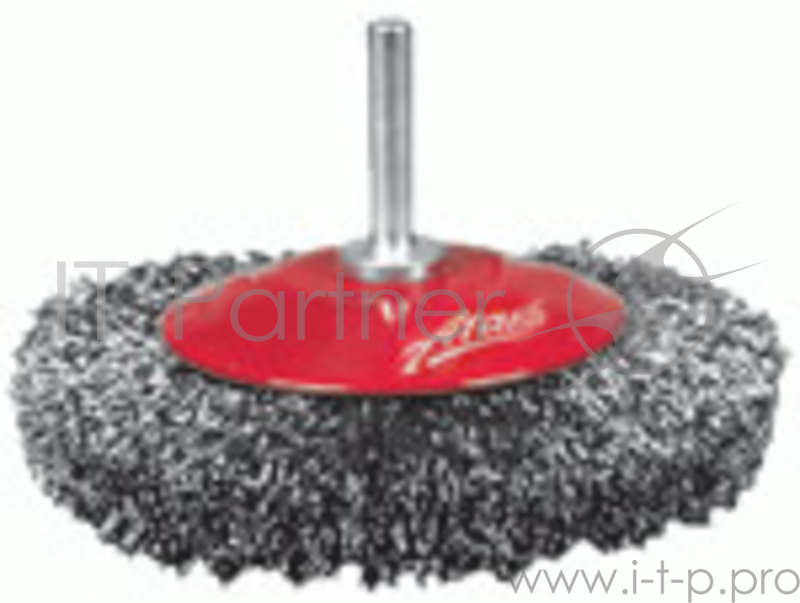 Кордщетка АТАКА 22382 №064 210006120 d100мм для дрели вогнутая гофрирован.