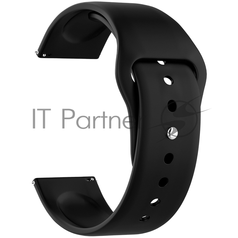 Универсальный силиконовый ремешок для часов Lyambda Altair 20 mm Black DSJ-01-01T-20-BK Black