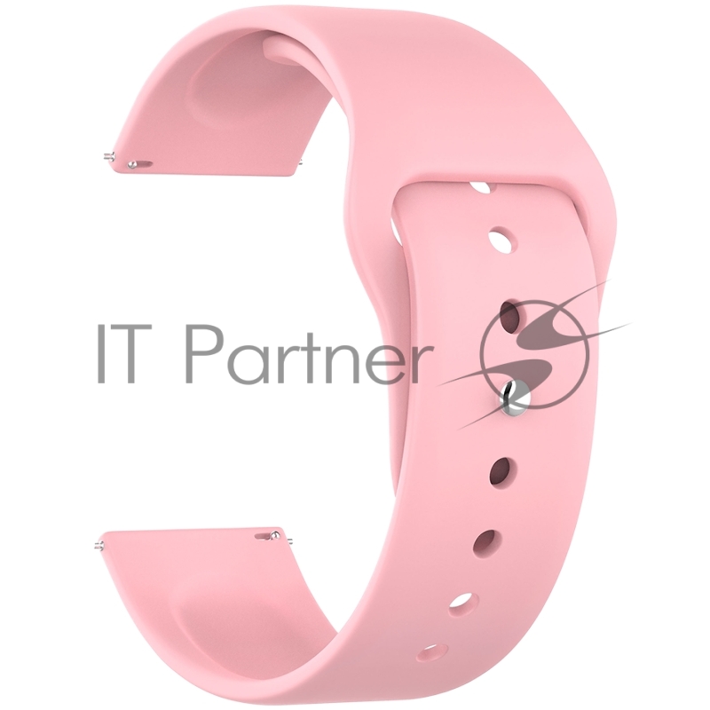 Универсальный силиконовый ремешок для часов Lyambda Altair 20mm DSJ-01-06T-20-LP Light pink