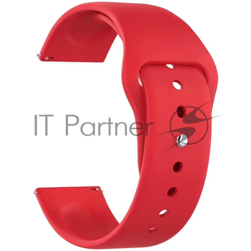 Универсальный силиконовый ремешок для часов Lyambda Altair 20 mm Red DSJ-01-05T-20-RD Red