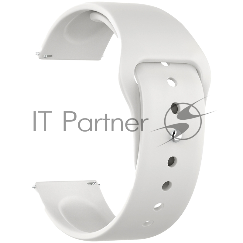 Универсальный силиконовый ремешок для часов Lyambda Altair 20 mm White DSJ-01-10T-20-WH White