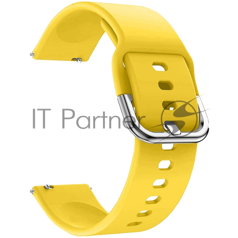 Универсальный силиконовый ремешок для часов Lyambda Avior 22 mm Yellow DSJ-11-04T-22-YL Yellow