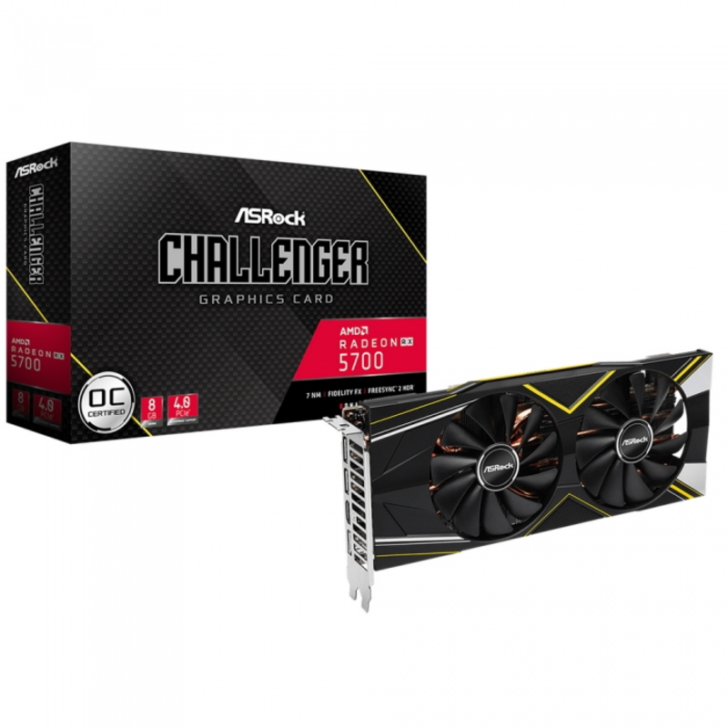 Видеокарта ASRock RADEON RX5700 CLD 8GO ,8Gb<PCI-E> <RX5700XT, Retail>