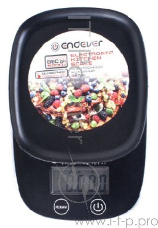 Электронные кухонные весы Endever Skyline KS-526, вес от 2 г до 5 кг. Закаленное стекло повышенной прочности, LCD-дисплей, авто откл.