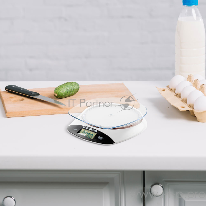 533-Chief Электронные кухонные весы Endever Вес от 2г- до 5 кг, Цена деления - 1 г, сенсорное управл