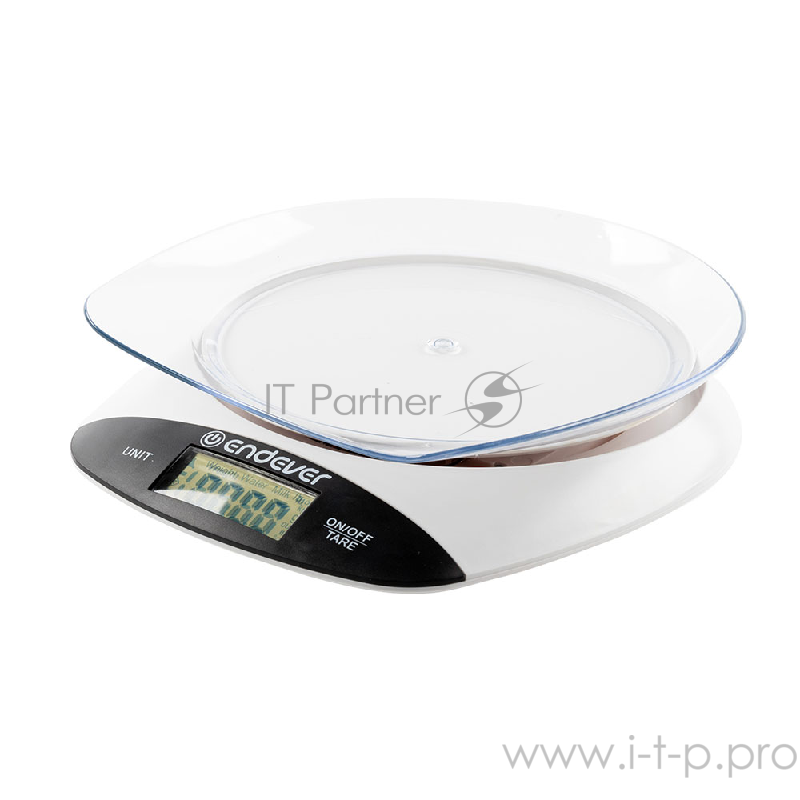 533-Chief Электронные кухонные весы Endever Вес от 2г- до 5 кг, Цена деления - 1 г, сенсорное управл