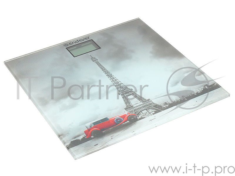 Электронные напольные весы Endever Skyline FS-542, вес до 150 кг., стекло повышенной прочности, LCD-дисплей, авто откл.