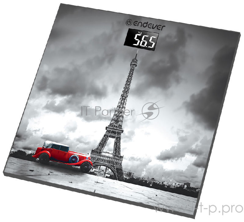 Электронные напольные весы Endever Skyline FS-542, вес до 150 кг., стекло повышенной прочности, LCD-дисплей, авто откл.