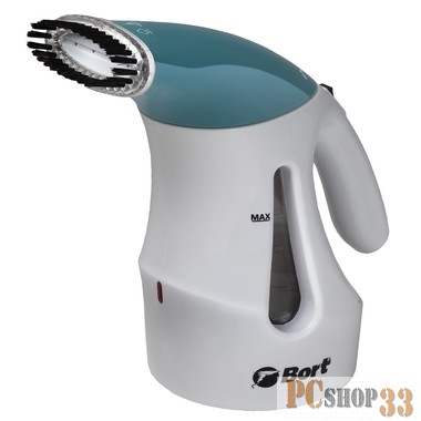 Отпариватель Bort Compact +, ручной для одежды, 1,2 кВт., давление 1 бар., пар 30 г/мин., t-пара 98 °С., бак 0,5 л.