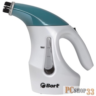 Отпариватель Bort Compact +, ручной для одежды, 1,2 кВт., давление 1 бар., пар 30 г/мин., t-пара 98 °С., бак 0,5 л.