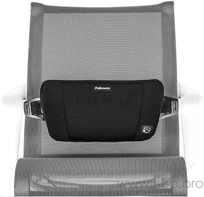 Поддерживающая подушка Fellowes PlushTouch черный