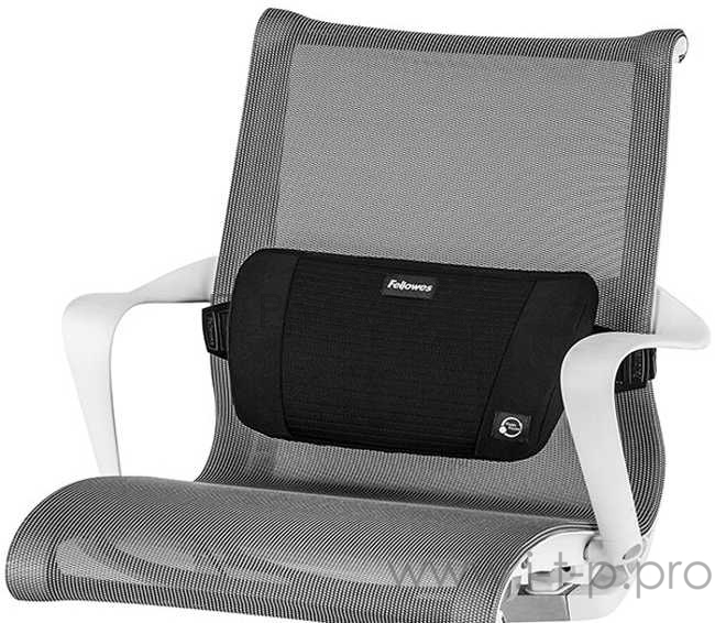 Поддерживающая подушка Fellowes PlushTouch черный