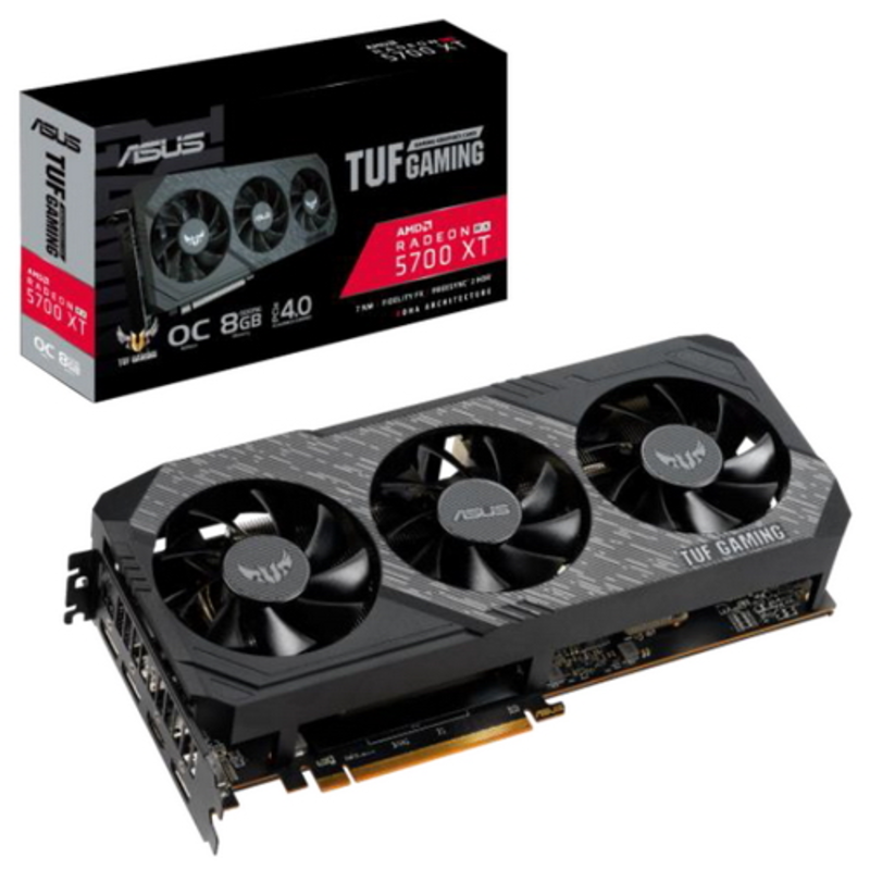 Видеокарта ASUS TUF 3-RX5700XT-O8G-GAMING ,HDMI*1,DP*3,D6 90YV0DA0-M0NA00