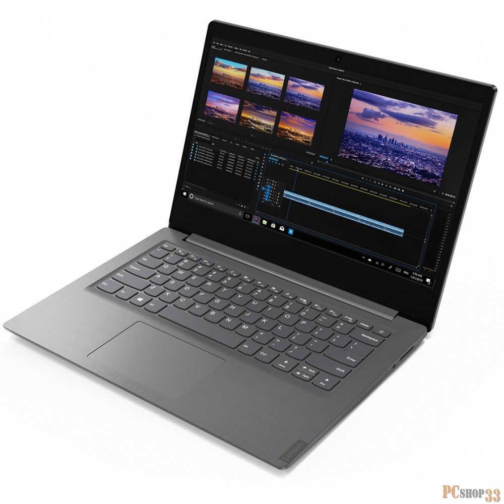 Ноутбук Lenovo V14-IWL 14.0 FHD_TN_AG_220N_N/ CORE_I5-8265U_1.6G_4C_MB/ 8GB_DDR4_2400_SODIMM/ 128GB_SSD_M.2_2242_NVME_TLC/ 1TB_HD_5400RPM_2.5_7MM/ INTEGRATED_GRAPHICS/ WLAN_1X1AC+BT/ 2CELL_35WH_INTERNAL/ 2 x USB 3.0, 1 x USB 2.0, HDMI, 4-in-1 card r