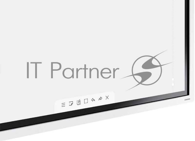 Панель Samsung 65 WM65R Flip Chart белый E-LED BLU LED 8ms 16:9 HDMI матовая 4000:1 350cd 178гр/178гр 3840x2160 Ultra HD USB 40кг (RUS)