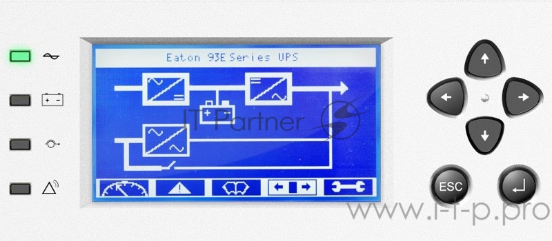 Источник бесперебойного питания Eaton 93E 93E20KMBSBI 18000Вт 20000ВА черный