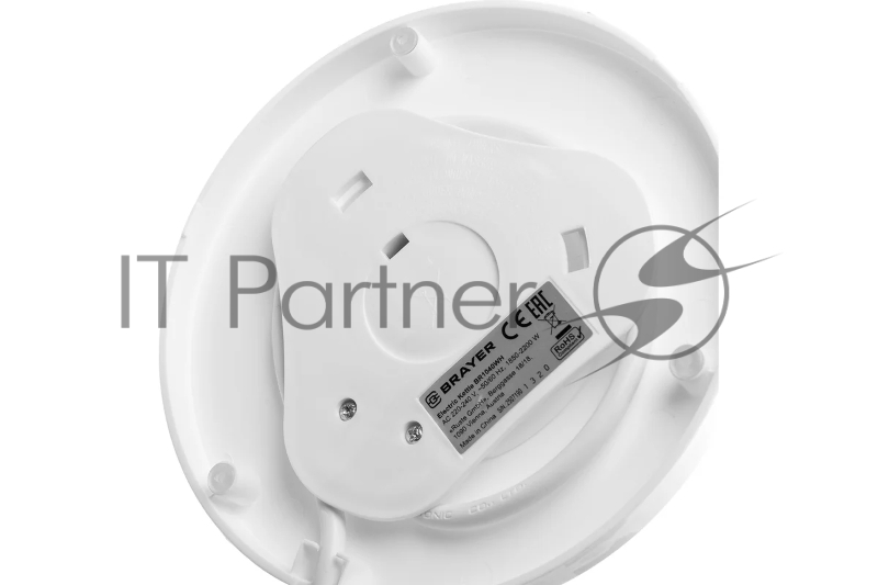 Чайник электрический BRAYER.2220Вт, 2 л, стекл., белый.