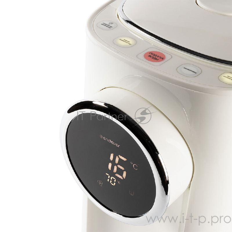 Электрический термопот ENDEVER мощ. 1200 Вт,резервуар для воды из нержавеющей стали 4,8л