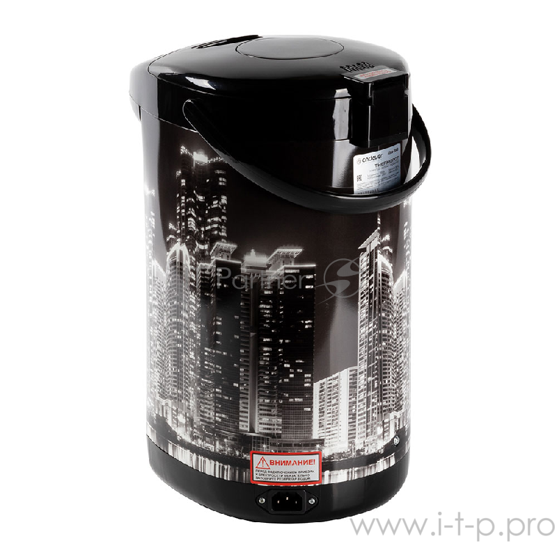 Электрический термопот ENDEVER мощность 900 Вт,резервуар для воды из нержавеющей стали 4л