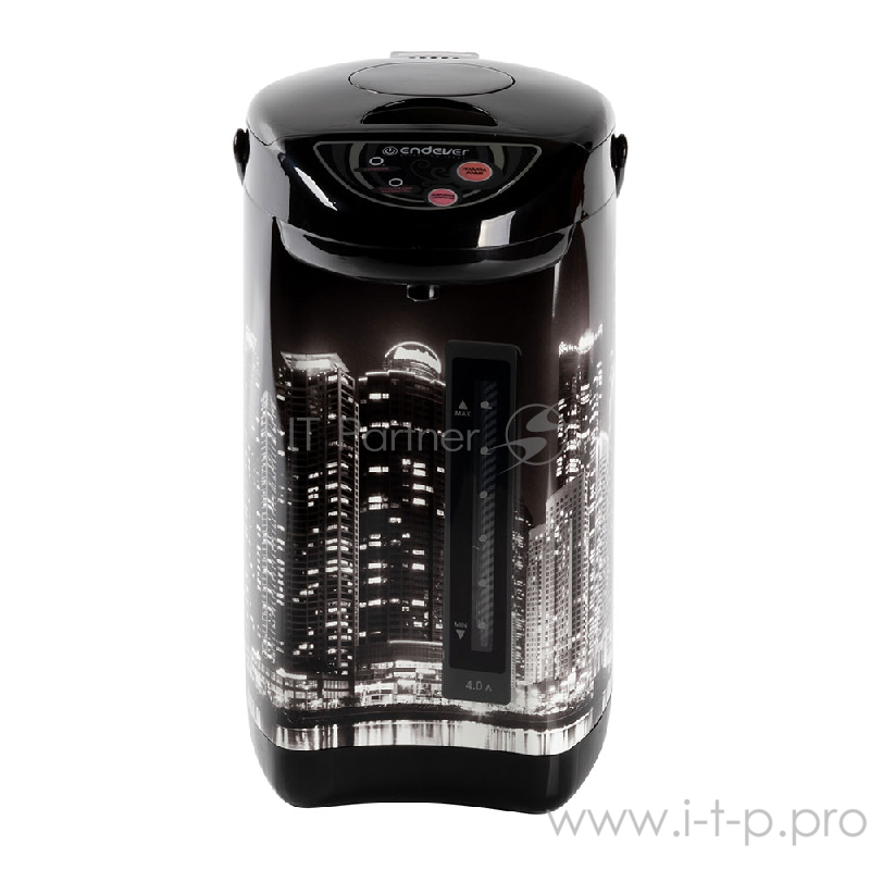 Электрический термопот ENDEVER мощность 900 Вт,резервуар для воды из нержавеющей стали 4л
