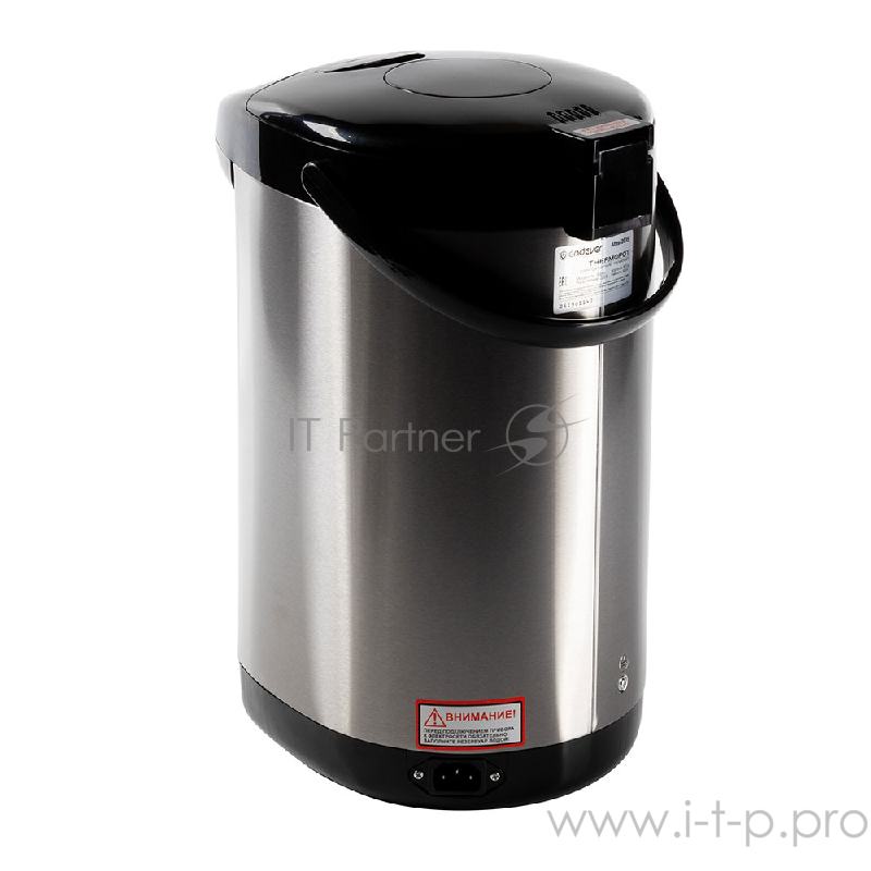 Электрический термопот ENDEVER мощность 900 Вт,резервуар для воды из нержавеющей стали 4л