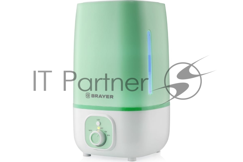 Увлажнитель ультразвуковой BRAYER, 4 л, 25 м, 13 ч., регулировка интенсивности, аромат.