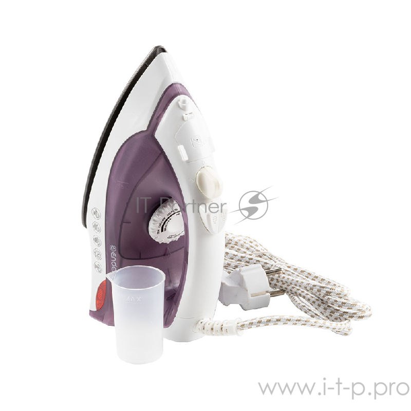 Утюг ENDEVER Delta 106 Мощность (Вт)1600.Объем резервуара для воды 80 мл.Подошва тефлоновая.