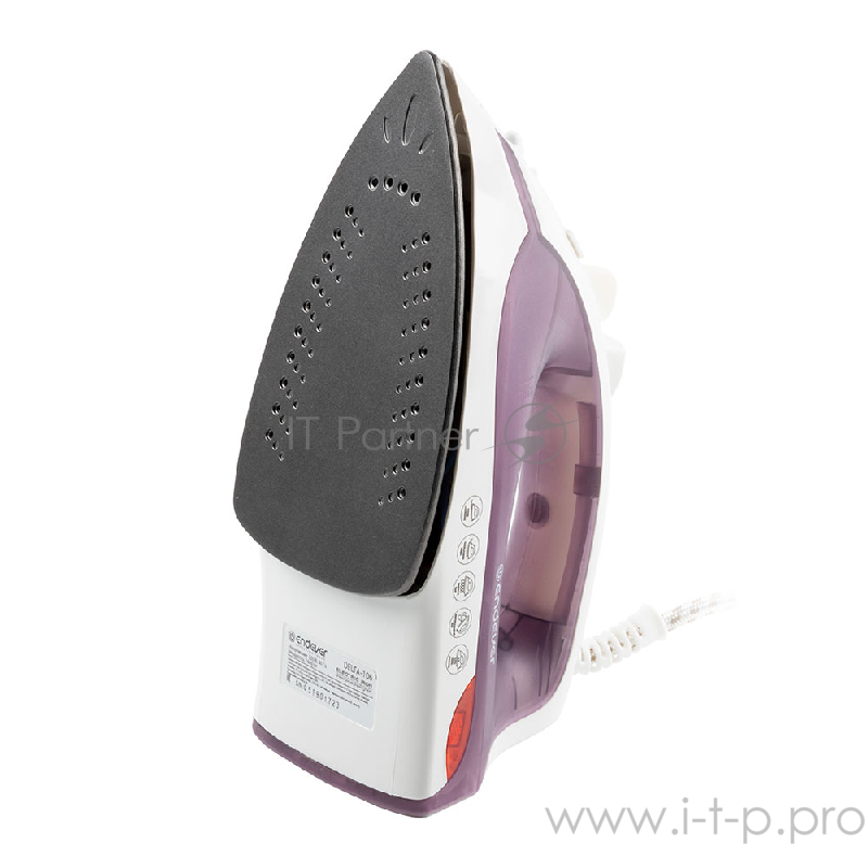 Утюг ENDEVER Delta 106 Мощность (Вт)1600.Объем резервуара для воды 80 мл.Подошва тефлоновая.