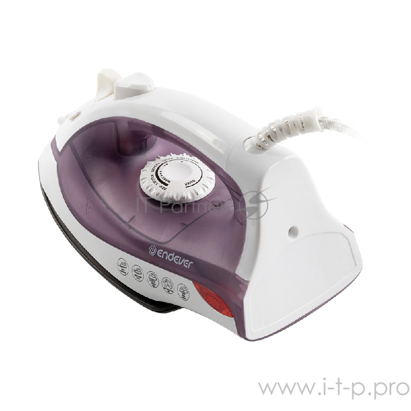 Утюг ENDEVER Delta 106 Мощность (Вт)1600.Объем резервуара для воды 80 мл.Подошва тефлоновая.