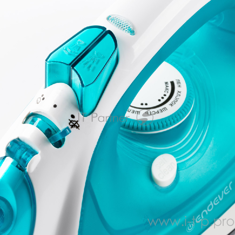 Утюг ENDEVER Delta114 Мощность (Вт) 2000.Объем резервуара для воды 250 мл.Подошва керамическая.