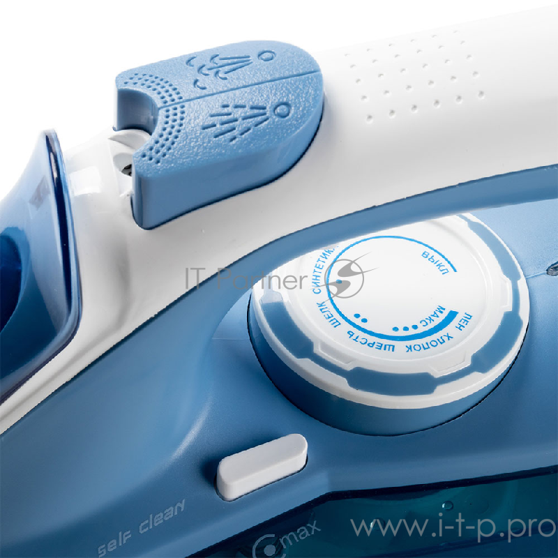 Утюг ENDEVER Delta 209 Мощность (Вт) 2200.Объем резервуара для воды 300 мл.Подошва керамическая.