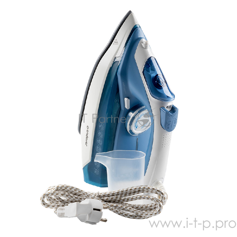 Утюг ENDEVER Delta 209 Мощность (Вт) 2200.Объем резервуара для воды 300 мл.Подошва керамическая.